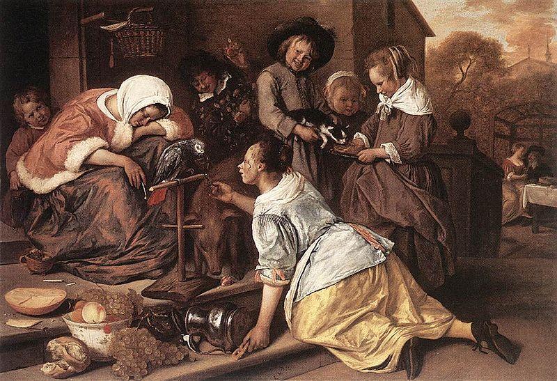 Jan Steen The Effects of Intemperance china oil painting image